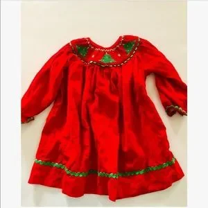white christmas dresses Holiday Heirloom Shimmer Dress 12/18M main image 1